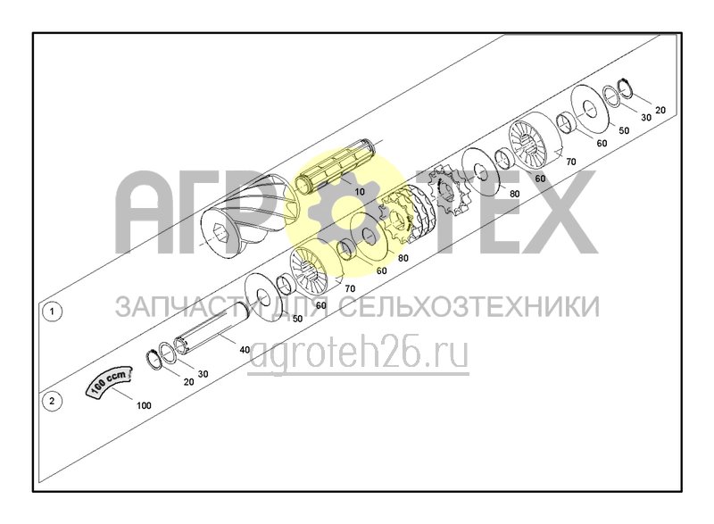 Чертеж  Одинарные дозирующие катушки (3) (ETB-004600) 