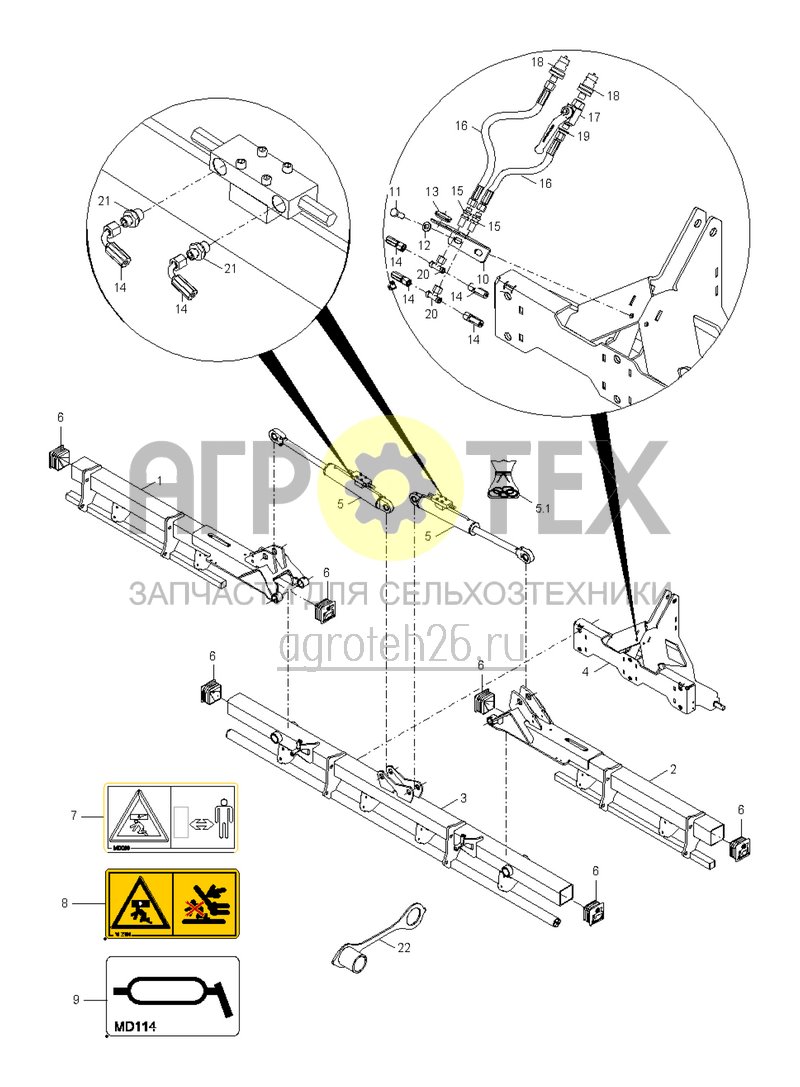  Выравниватель Exakt DMC 6M (2) с 02.2018 (ETB-004648)  (№13 на схеме)