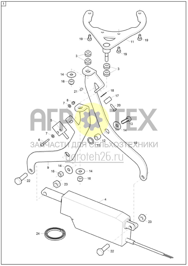  (RUS)Verteilung Saat 16-4 / 16-4 (4) (ETB-004667)  (№1 на схеме)