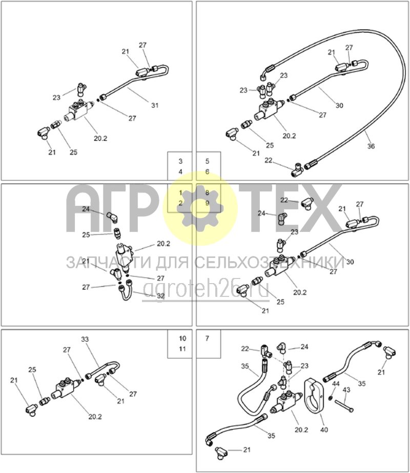 Чертеж  (RUS)Sperrbl?cke (ETB-004721) 