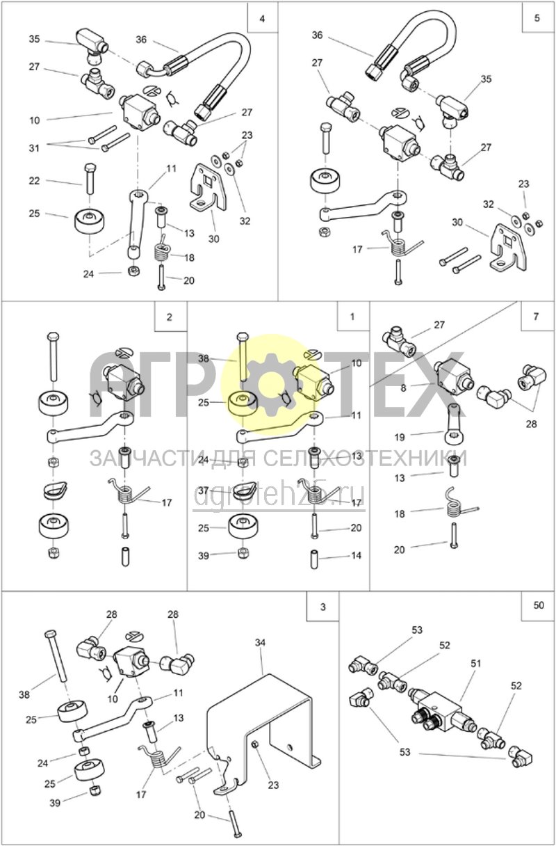 Чертеж  (RUS)Sperrbl?cke 2 (ETB-004722) 