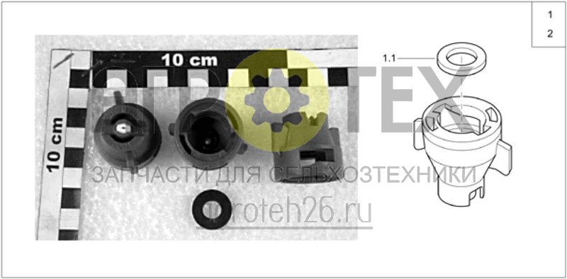 Чертеж  (RUS)XRC Flachstrahld?sen (Teejet) (ETB-004743) 