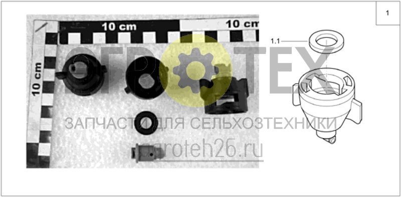 Чертеж  (RUS)TTI-Injektord?sen (Teejet) (ETB-004744) 