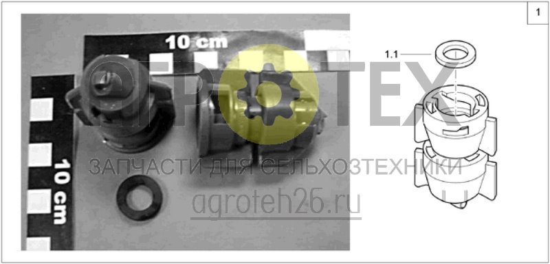 Чертеж  (RUS)TD HiSpeed Doppelstrahl-D?sen (Agrotop/Albuz) (ETB-004756) 