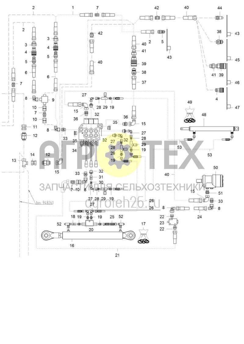 Чертеж  (RUS)Hydraulikplan: Bef?llschnecke (ETB-004926) 