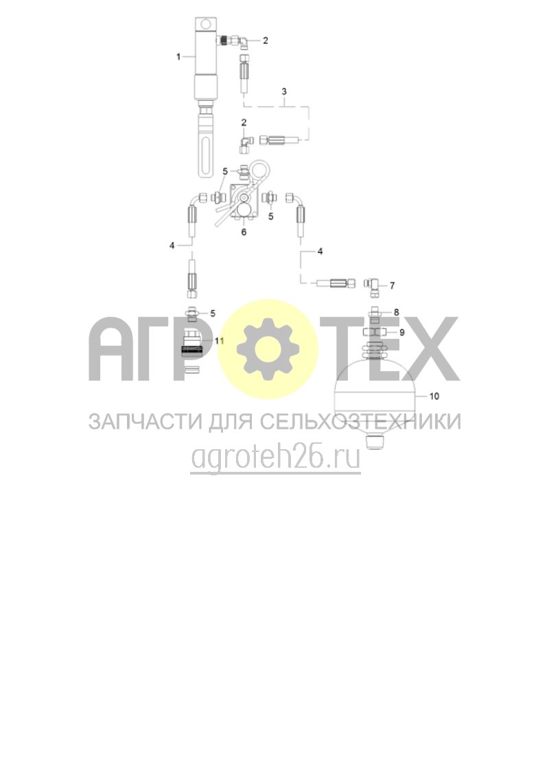 Чертеж  (RUS)Hydraulikplan: Hydraulikbremsanlage (ETB-004936) 