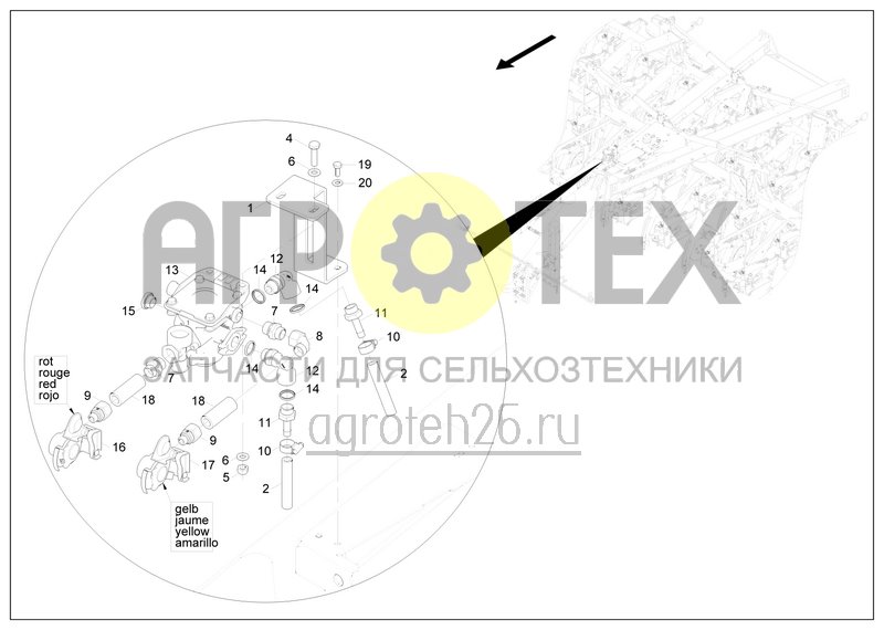  (RUS) DRUCKLUFTBREMSANLAGE DMC (1) (ETB-005078)  (№11 на схеме)