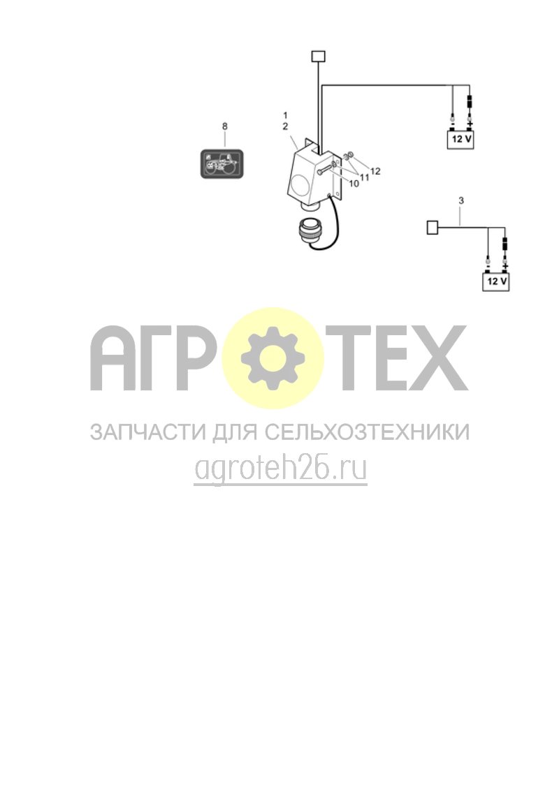 Чертеж  (RUS)Grundausstattung ISOBUS (ETB-005844) 