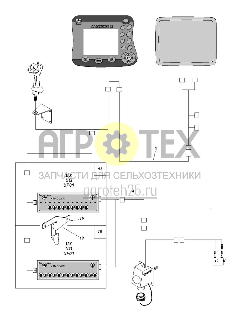 Чертеж  AmaClick для AmaTron 3 (ETB-005848) 