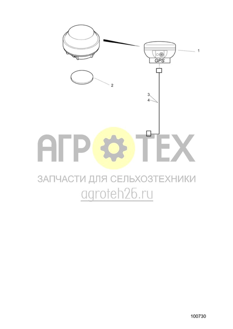 Чертеж  (RUS)Hemisphere Crescent A101 EGNOS (ETB-005853) 
