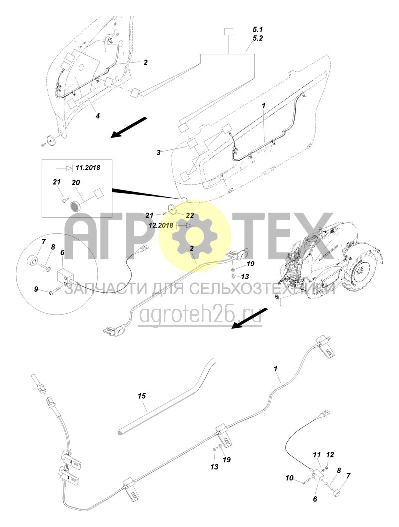 Чертеж  (RUS)Beleuchhtung f? Bedienfeld (ETB-005861) 