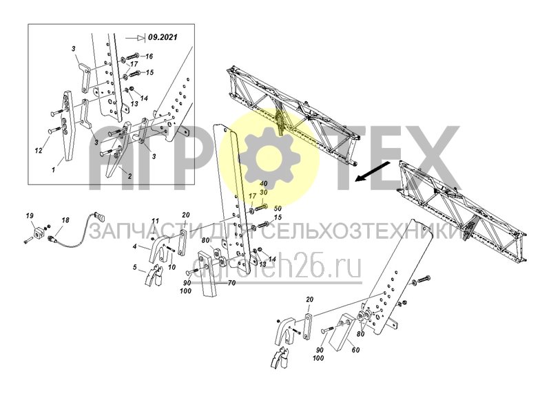 Чертеж  (RUS)Montageteile Super-L2 (2) (ETB-005922) 