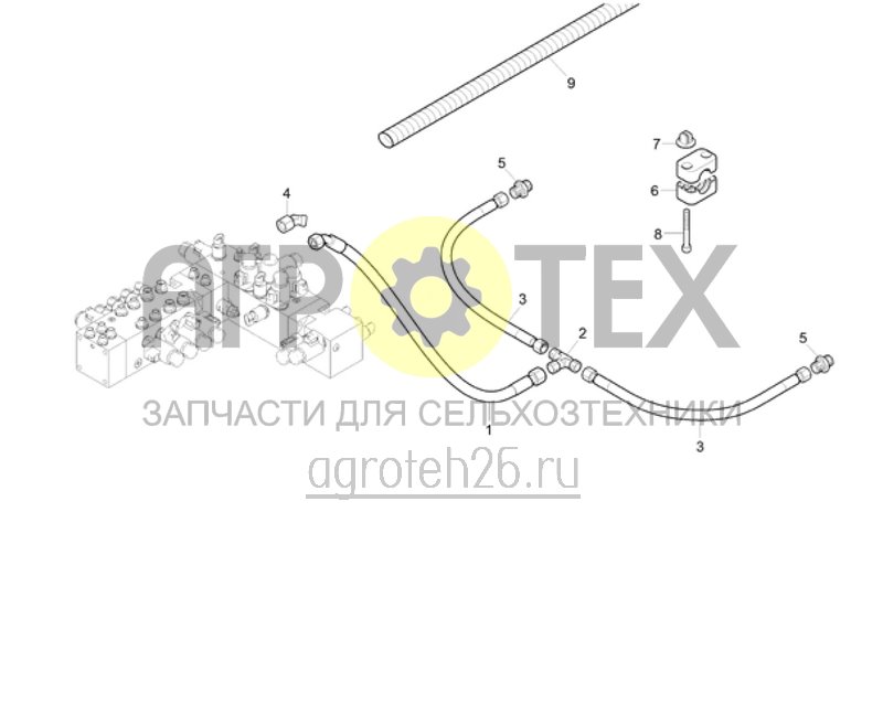 Чертеж  (RUS)Schwingungsausgleich Hydraulik Profi II (3) (ETB-005970) 