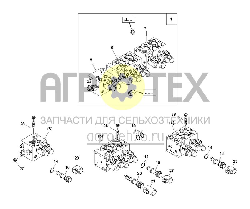 Чертеж  Блок управления Profi 1 (ETB-006171) 