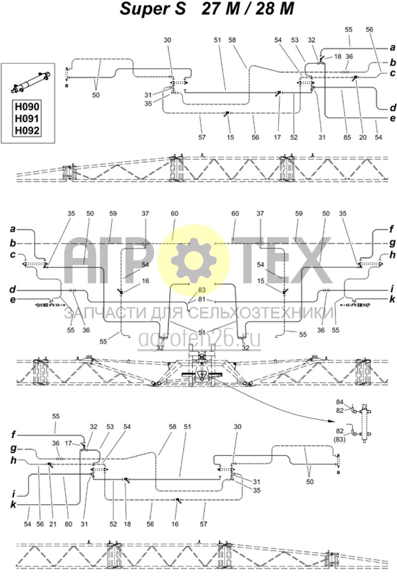 Чертеж  гидравл.схема-S 27 M (ETB-006236) 