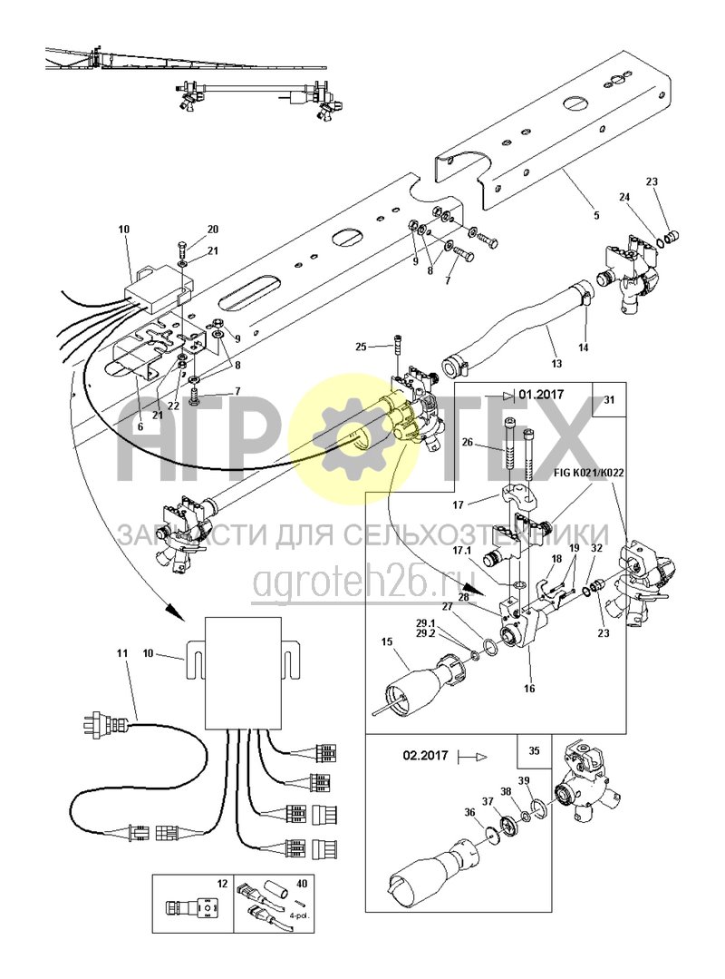 Чертеж  Randd?senschaltung (ETB-006356) 