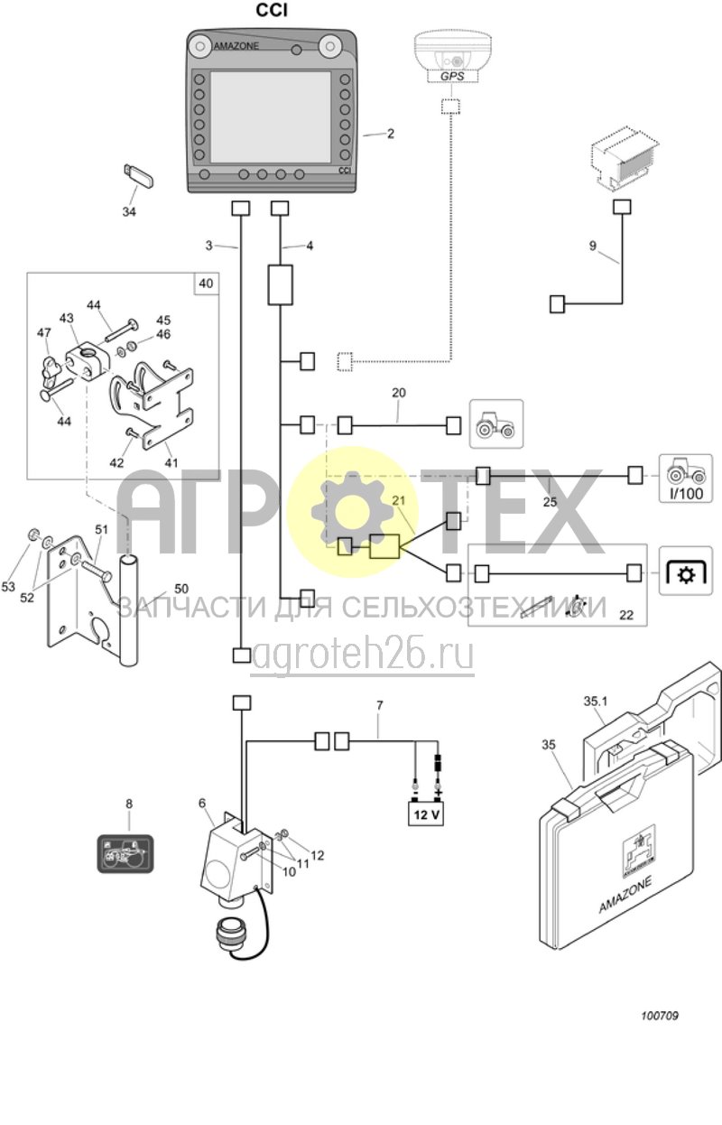  ISOBUS CCI (ETB-006500)  (№3 на схеме)