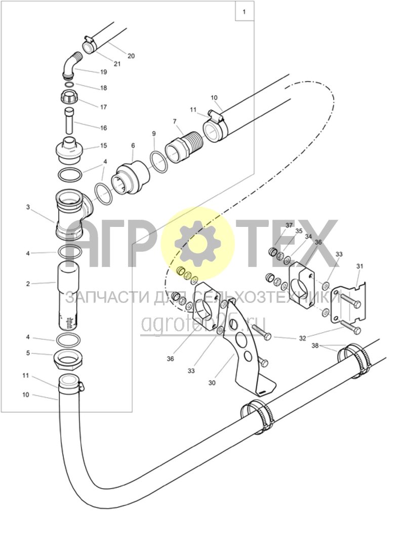 Чертеж  Bef?llinjektor (ETB-006764) 