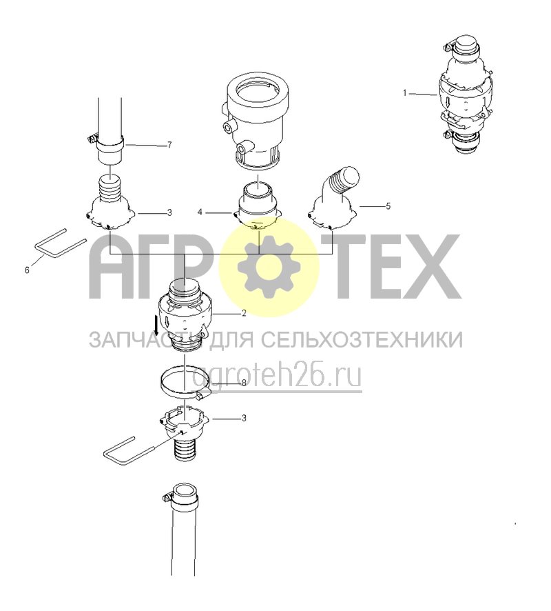 Чертеж  (RUS)Highflow -- R?ckschlagventil (ETB-006772) 