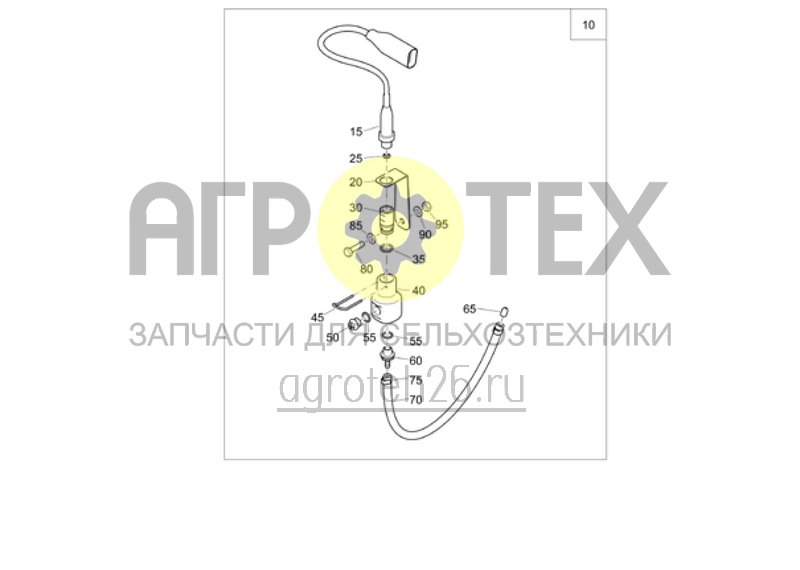 Чертеж  Датчик давления морозостойкий (ETB-006907) 