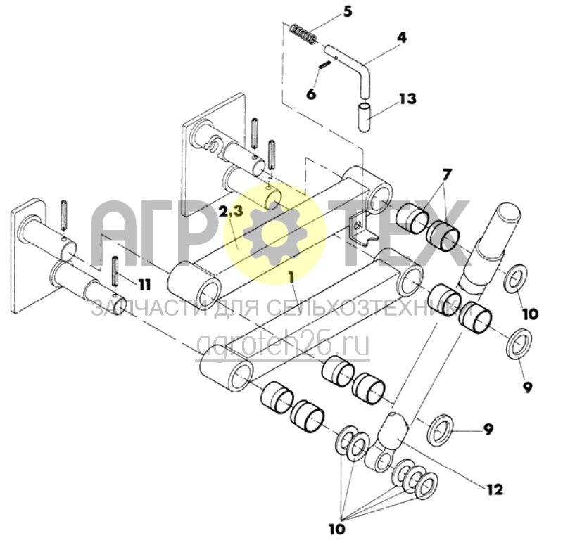  складыв.рама ED 450-K (ETB-006993)  (№10 на схеме)