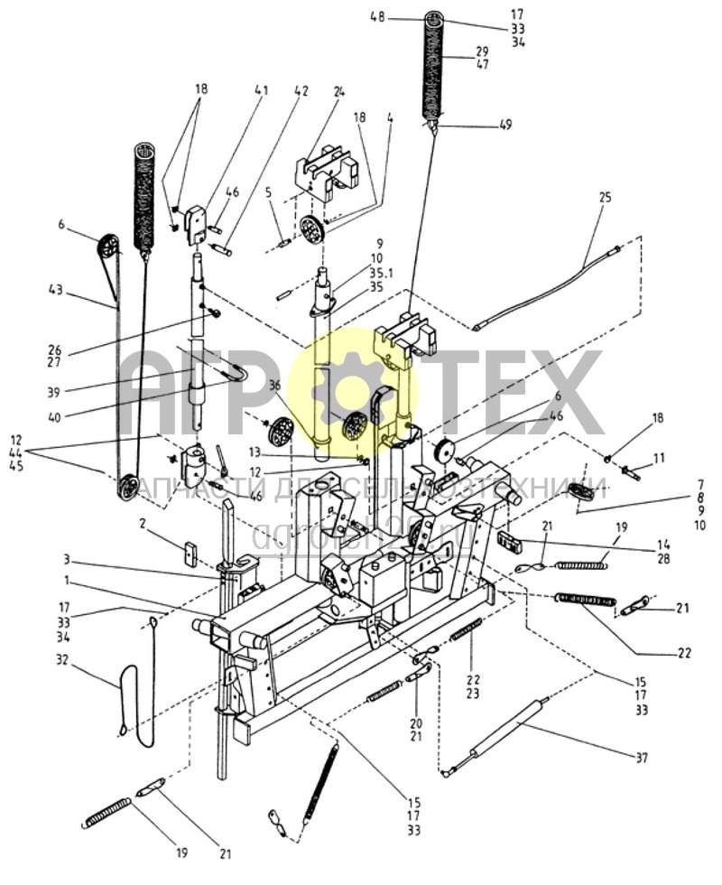  компенсатор колебаний UF/US/UG (ETB-007882)  (№25 на схеме)