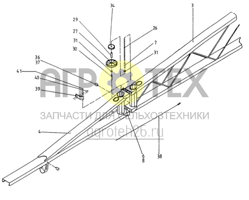  секция 12м/15м без трубопровода US/UF/UG (2/2) (ETB-007887)  (№38 на схеме)