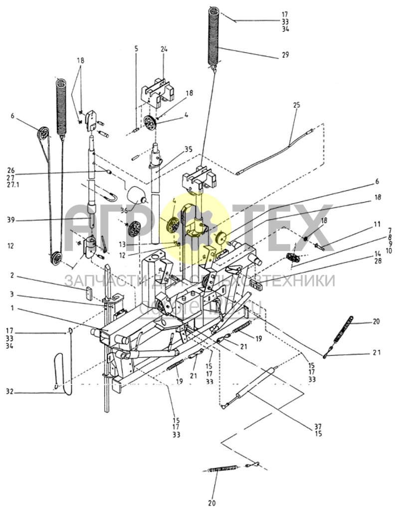  компенсатор колебаний 18, 20,21м UF/US/UG (1/2) (ETB-007891)  (№2 на схеме)