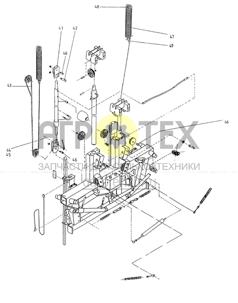  компенсатор колебаний 18, 20,21м UF/US/UG (2/2) (ETB-007892)  (№43 на схеме)