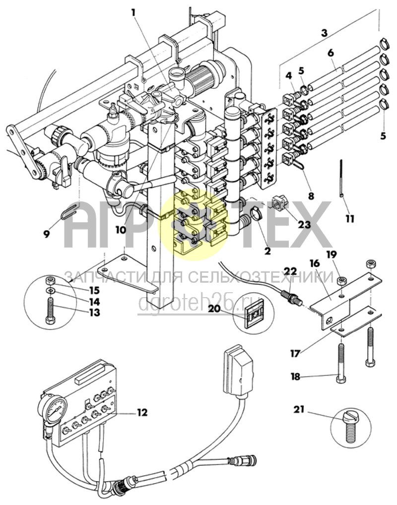 Чертеж  арматура управления EG-5- / KG-5- UG 2200/3000 (ETB-007949) 