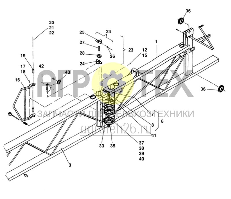  секция 18м/20м без тубопровода (1/3) (ETB-008143)  (№20 на схеме)