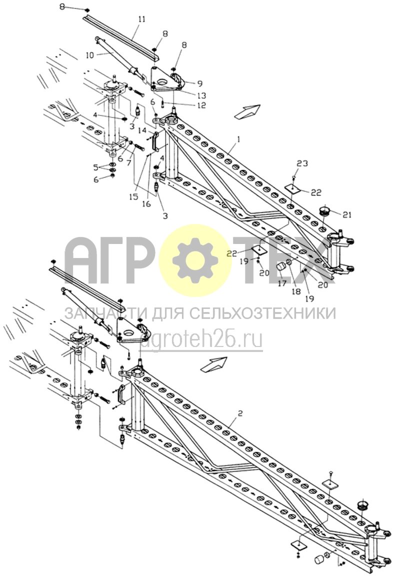  средняя секция B справа 15/18м (ETB-008153)  (№9 на схеме)