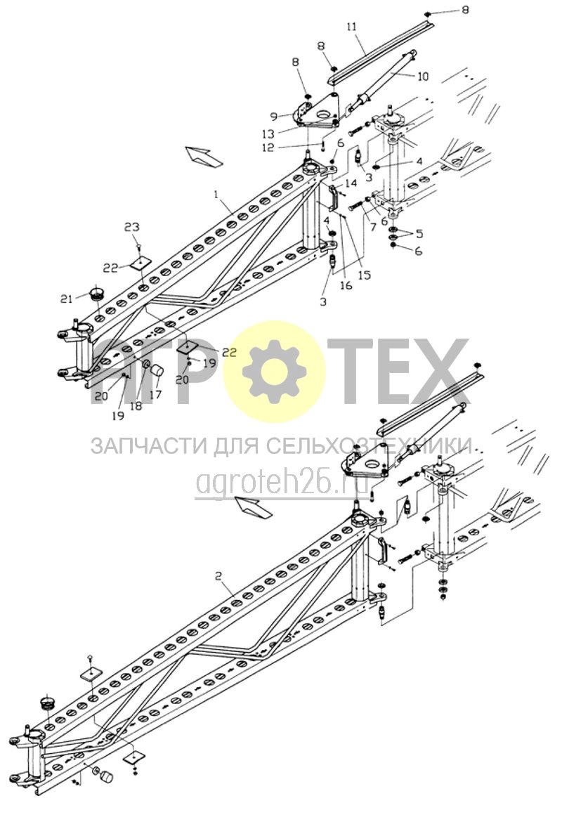  средняя секция B слева 15/18м (ETB-008154)  (№11 на схеме)