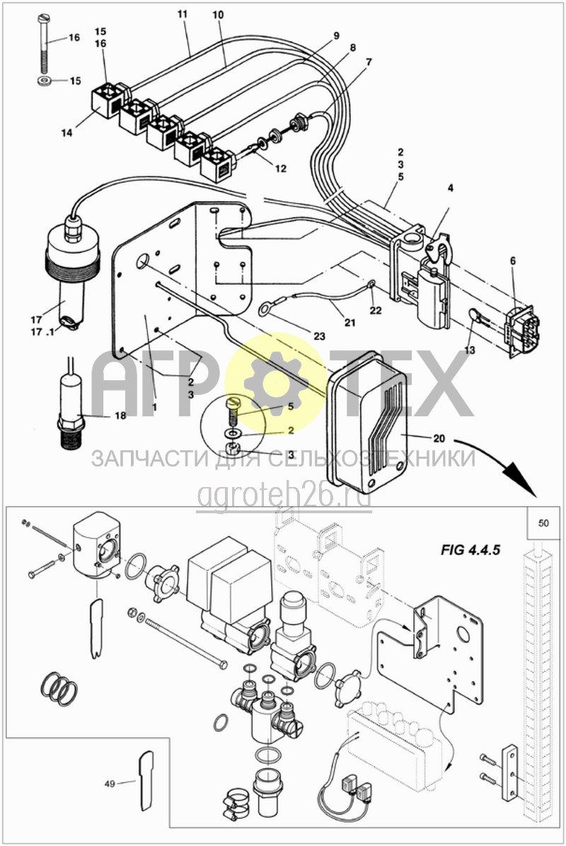 Чертеж  устройство соединения E -5-, K -5- (ETB-008208) 