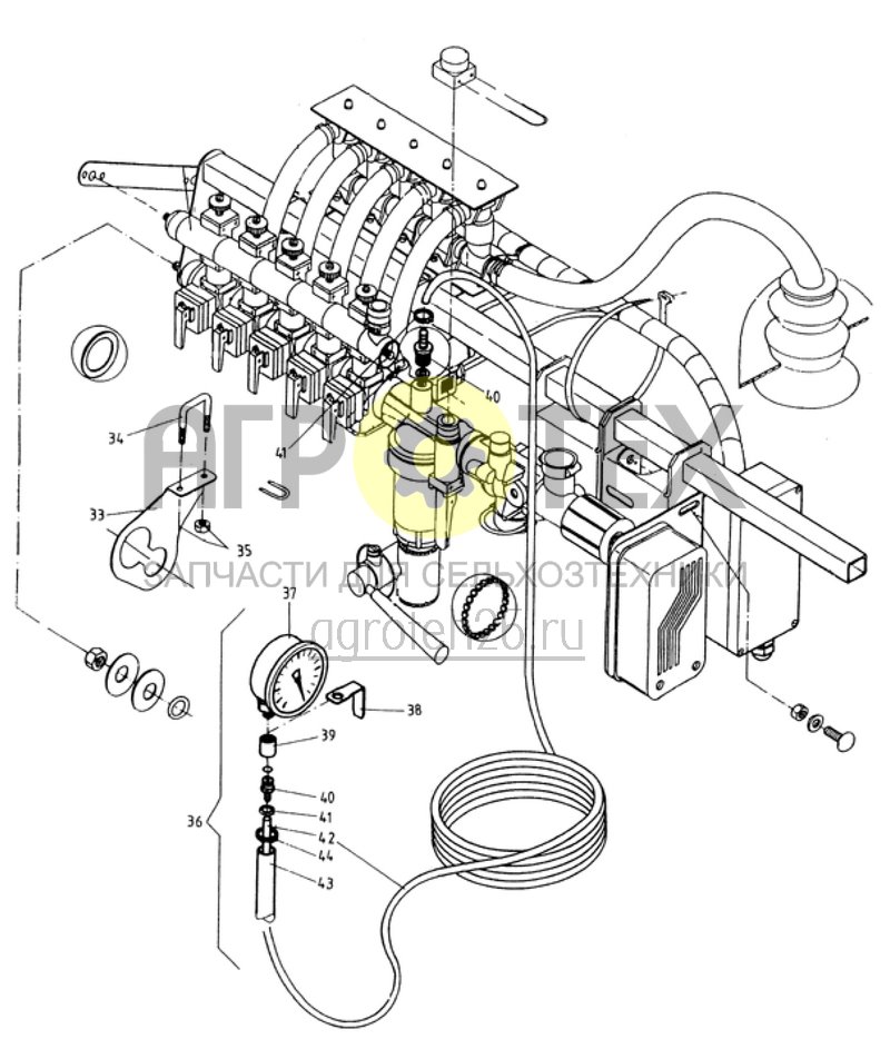  регулятор давления F -5-, F -7- (2/2) (ETB-008211)  (№36 на схеме)