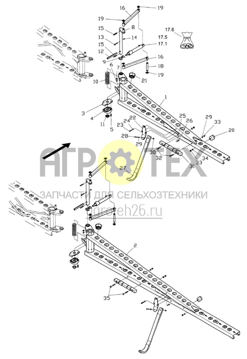  диапазон: внешняя секция справа 15/18м (ETB-008539)  (№11 на схеме)