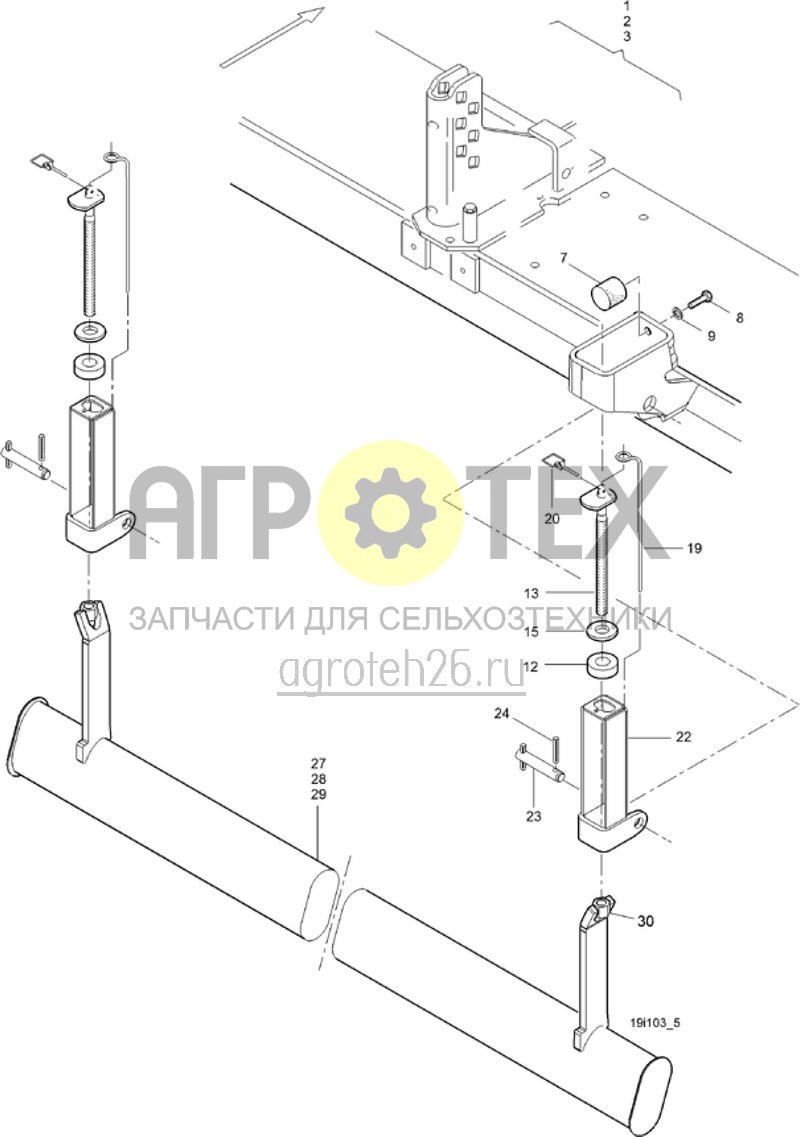 Чертеж  планировочный брус с 10.2003 (ETB-009215) 