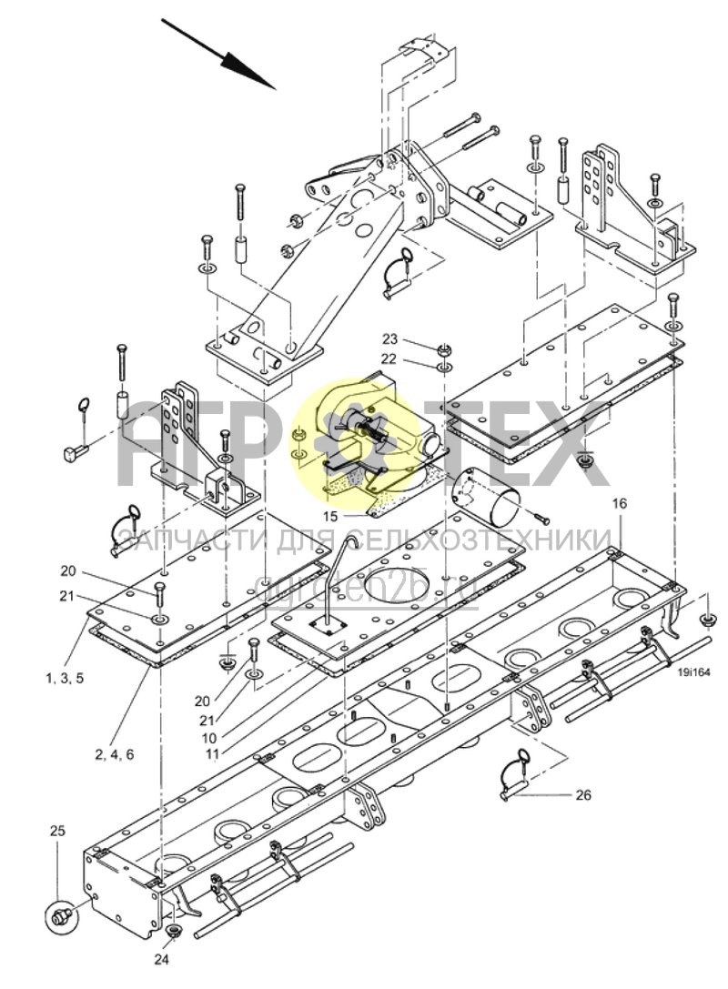 Чертеж  ванна для цилиндр.зубчатого колеса KG 302-452 (ETB-009230) 