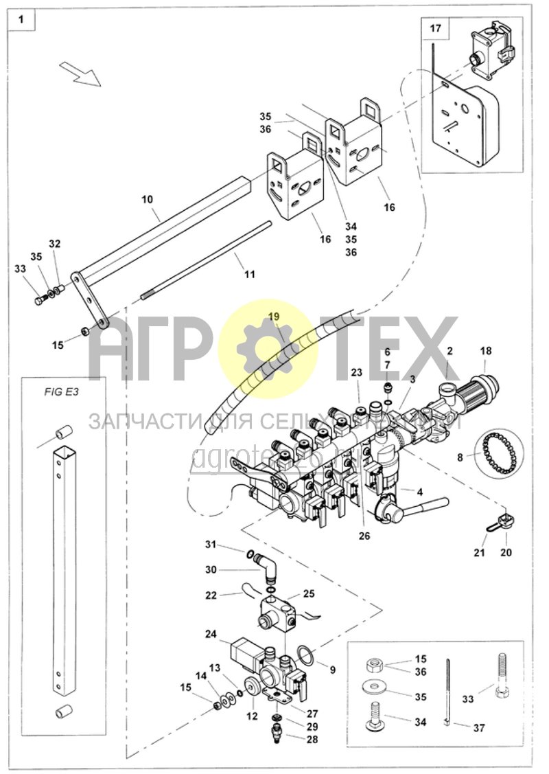 Чертеж  регулятор давления D (ETB-009357) 