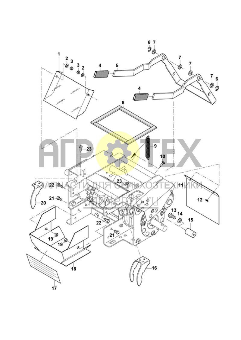 Чертеж  дозирующий агрегат 1 (ETB-009956) 