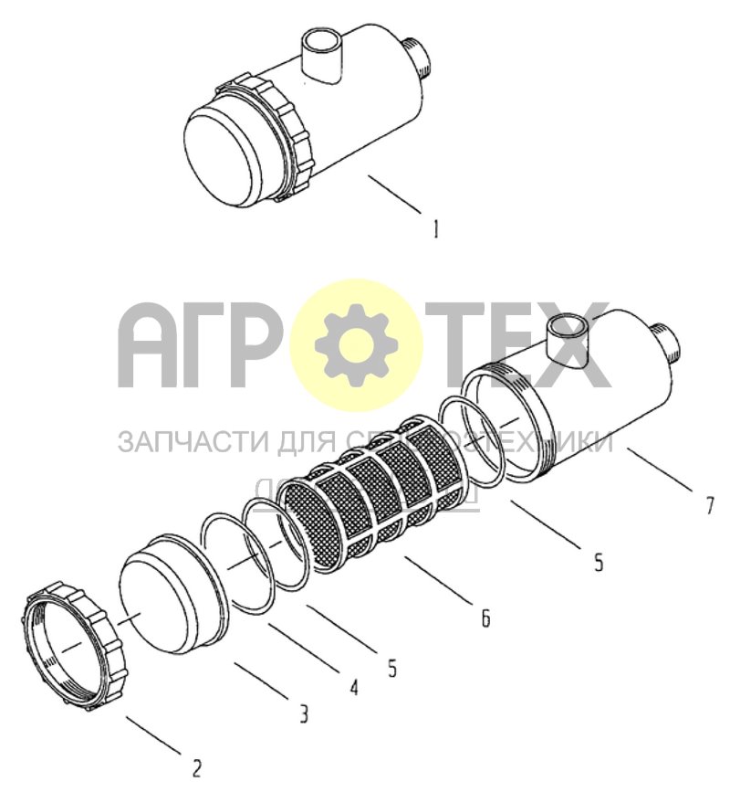  всасыв.фильтр (ETB-010554)  (№6 на схеме)