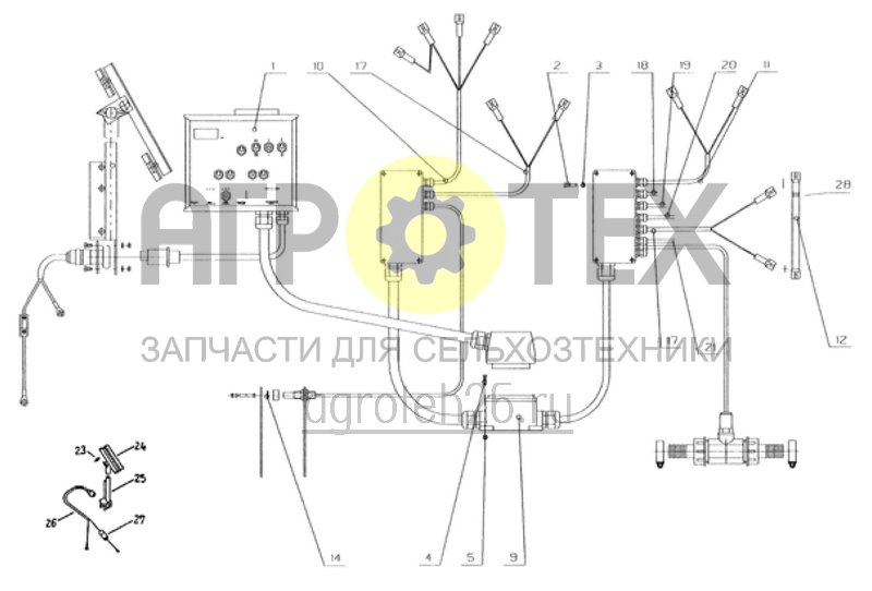 Чертеж  рабочая электротехника 5 детальн. расширений (ETB-010572) 