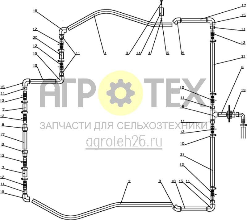 Чертеж  мешалка SF 430 (ETB-010596) 