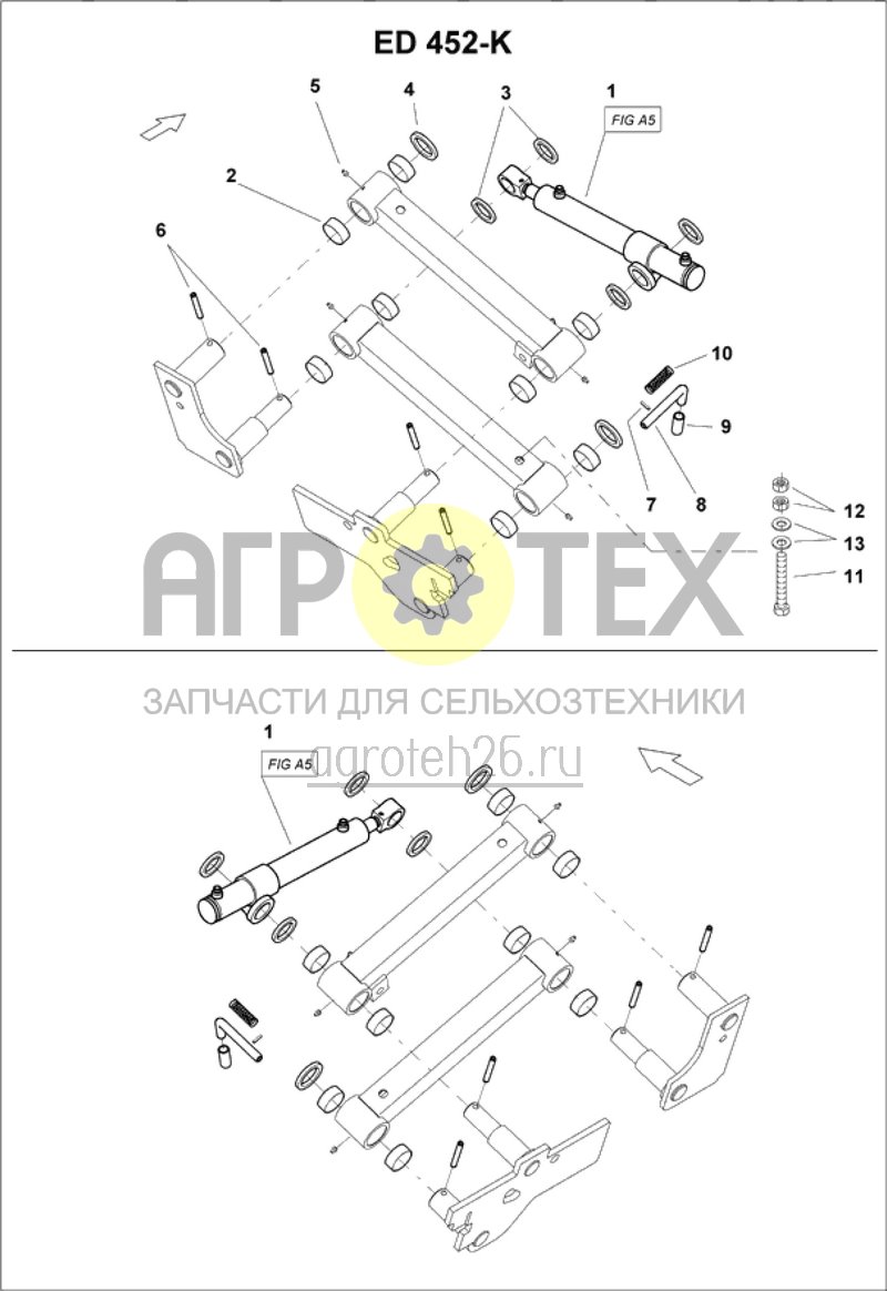 Чертеж  складывание ED 452-K (ETB-010618) 