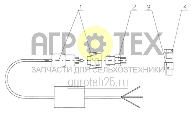 Чертеж  манометры электр. (ETB-010875) 