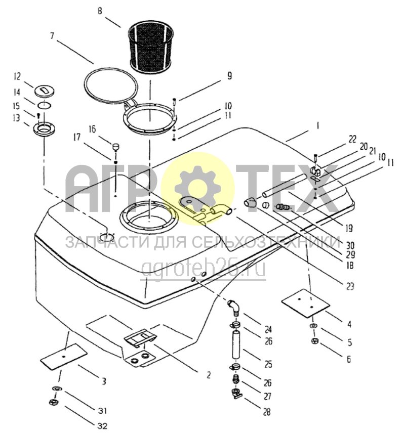  бак (ETB-010928)  (№13 на схеме)