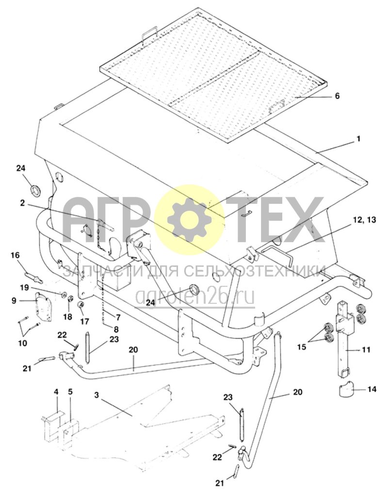  бак (1/2) (ETB-011695)  (№23 на схеме)