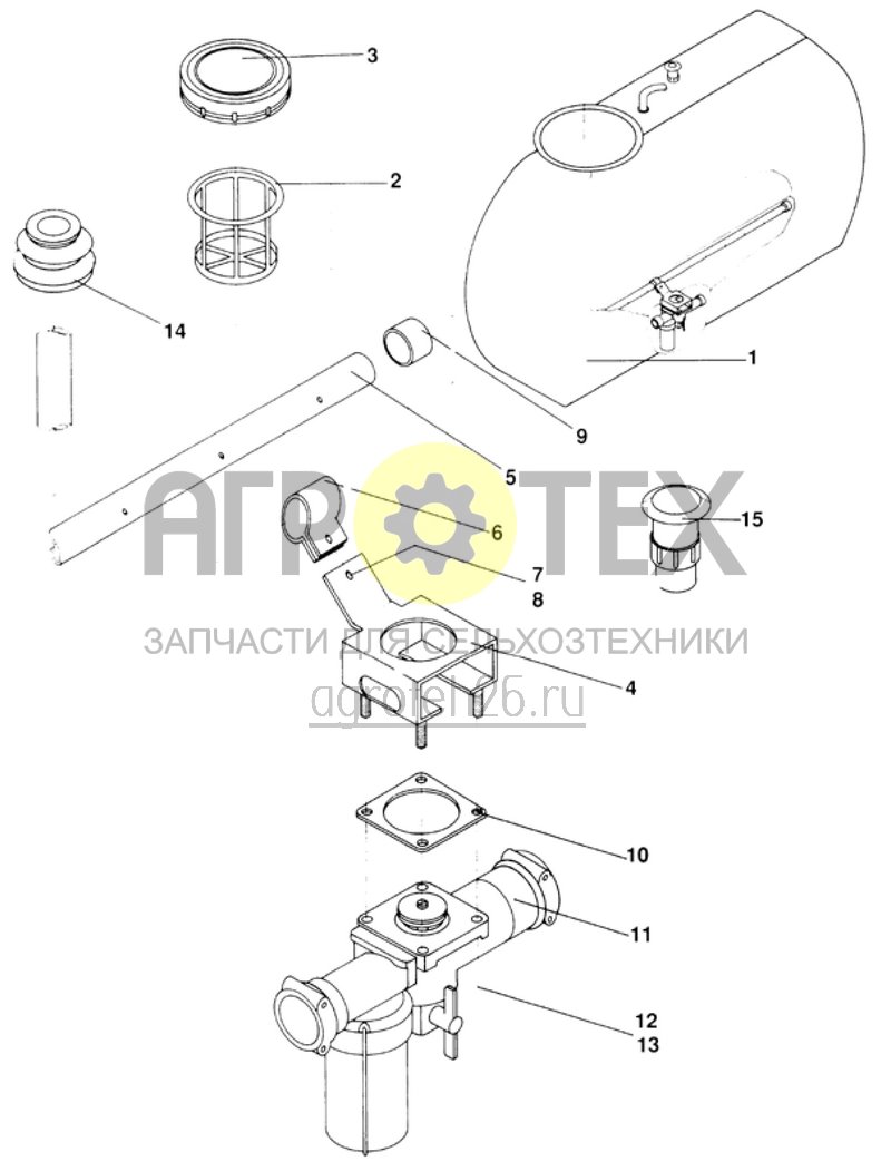 Чертеж  оборудование бака 400l/600l (ETB-011865) 