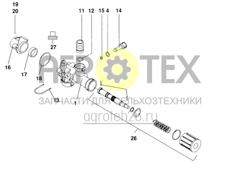 Чертеж  регулятор давления D (ETB-011914) 