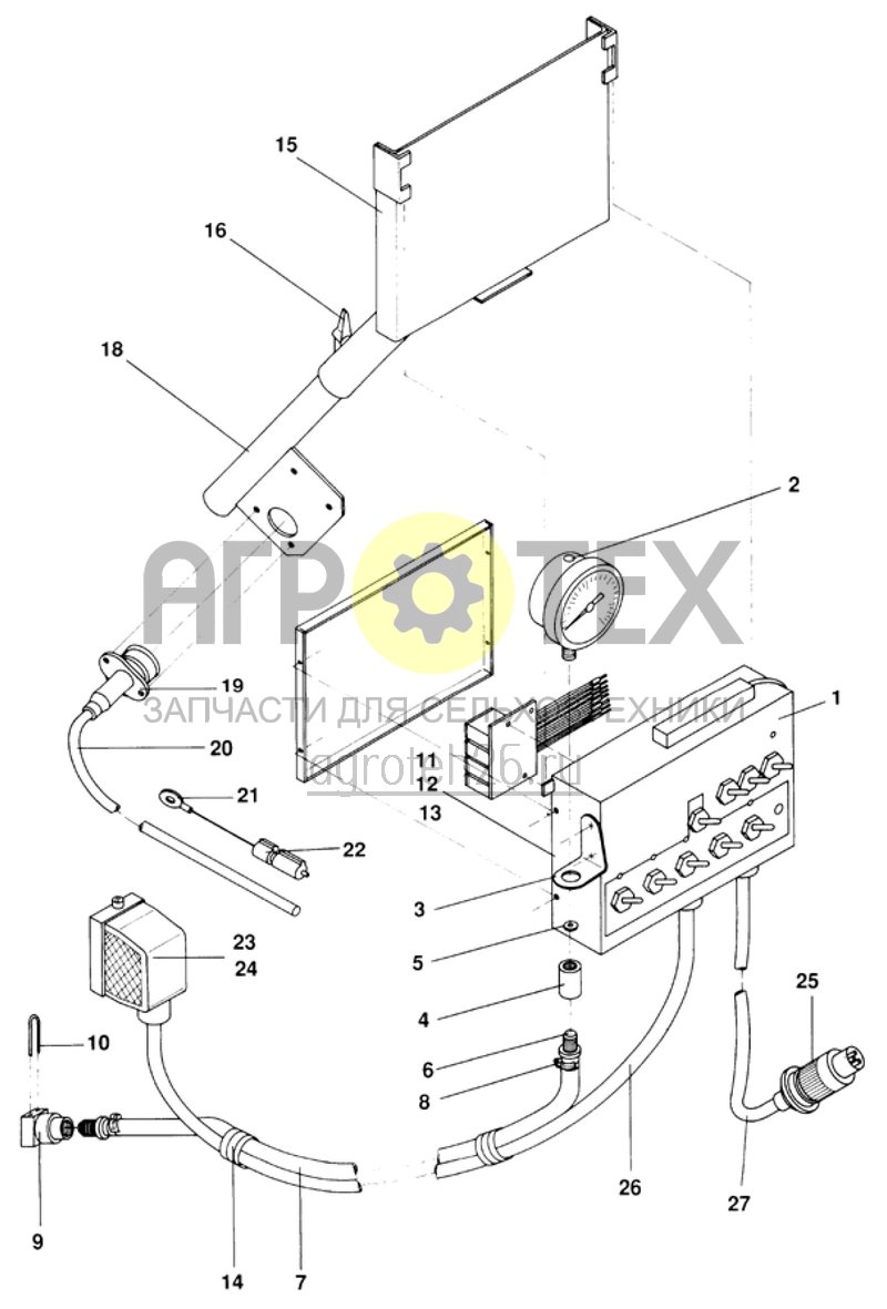  коробка переключения SKS 3 и SKS 5 (ETB-011918)  (№8 на схеме)